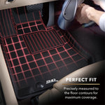3D MAXpider 2005-2012 Nissan Pathfinder/Xterra Kagu 2nd Row Floormats - Black