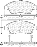 StopTech Street Touring 02-06 Acura RSX Type S / 93-95 Civic Coupe / 04-05 Civic Si