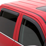 AVS 00-04 Nissan Frontier Crew Cab Ventvisor Outside Mount Window Deflectors 4pc - Smoke