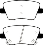 EBC 2019+ Hyundai Veloster N (2nd Gen) 2.0L Turbo Greenstuff Rear Brake Pads