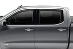 AVS 05-18 Nissan Frontier Crew Cab Ventvisor Low Profile Window Deflectors 4pc - Matte Black