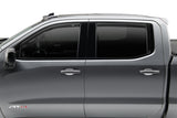 AVS 05-18 Nissan Frontier Crew Cab Ventvisor Low Profile Window Deflectors 4pc - Matte Black