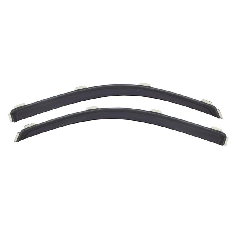 AVS 05-10 Dodge Dakota Quad Cab Ventvisor In-Channel Window Deflectors 2pc - Smoke