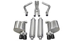 Corsa 11-13 Dodge Charger R/T 5.7L V8 Black Xtreme Cat-Back Exhaust