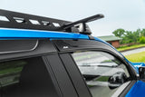 AVS 05-18 Nissan Frontier Crew Cab Ventvisor Low Profile Window Deflectors 4pc - Matte Black