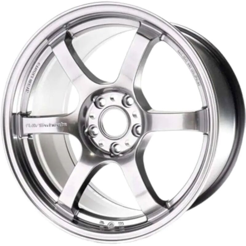 Gram Lights 57DR 17x9.0 +38 5x114.3 Grace Silver Wheel