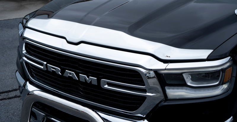 AVS 2019 Dodge RAM 1500 Aeroskin Low Profile Acrylic Hood Shield - Chrome