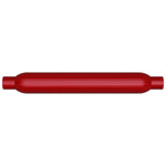 MagnaFlow Muffler Red Pack Series Glasspack 3.5in Rd 22in Body Length 2in/2in Inlet/Outlet