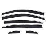 AVS 2018 Nissan Rogue Ventvisor Low Profile Window Deflectors 4pc - Chrome