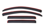 AVS 04-15 Nissan Titan Crew Cab Ventvisor In-Channel Front & Rear Window Deflectors 4pc - Smoke