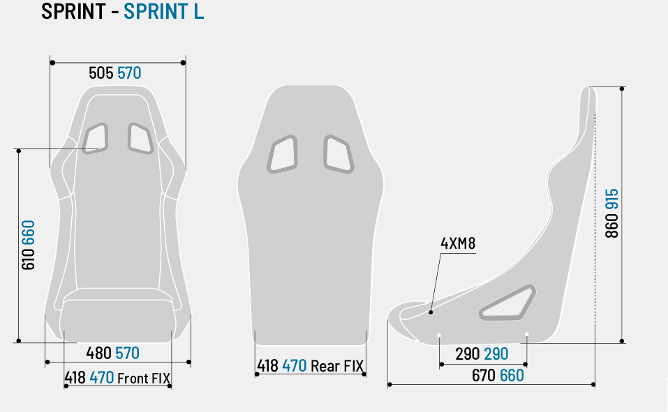 Sparco Seat Sprint 2019 Black