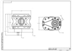 Aeromotive 11132 Spur Gear Extreme Custom Pump, ALUMINUM - 3/8in Hex - 1.00 Gear - 21.5gpm
