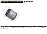 Whiteline KCA452 Mazda Miata NA/NB - Front Control Arm ; Upper Inner Bushing Camber Kit