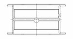 ACL Chevrolet V8 396/402/427/454 Race Series Standard Size Main Bearing Set with Extra Oil Clearance