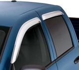 AVS 12-16 Honda CR-V Ventvisor Outside Mount Front & Rear Window Deflectors 4pc - Chrome