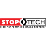 StopTech Power Slot 17-19 Honda Civic Rear Right Slotted Rotor