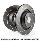 EBC USR7117 2001-2005 Mazda Miata MX5 (Sports Suspension, incl Mazdaspeed) - USR Slotted Front Rotors