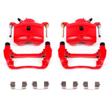 Power Stop 13-15 Acura ILX Front Red Calipers w/Brackets - Pair