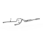MBRP 2015 Ford F-150 5.0L 3in Cat Back Dual Split Rear Exit T409 Exhaust System