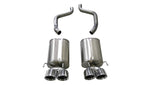 Corsa 2009-2013 Chevrolet Corvette (C6) 6.2L Polished Sport Axle-Back Exhaust w/4.5in Tips