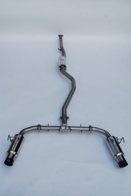 Invidia 2022+ Honda Civic Si (1.5T) 70mm N1 Cat Back Exhaust - Burnt Titanium Tips