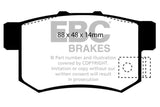 EBC 01-03 Acura CL 3.2 Redstuff Rear Brake Pads