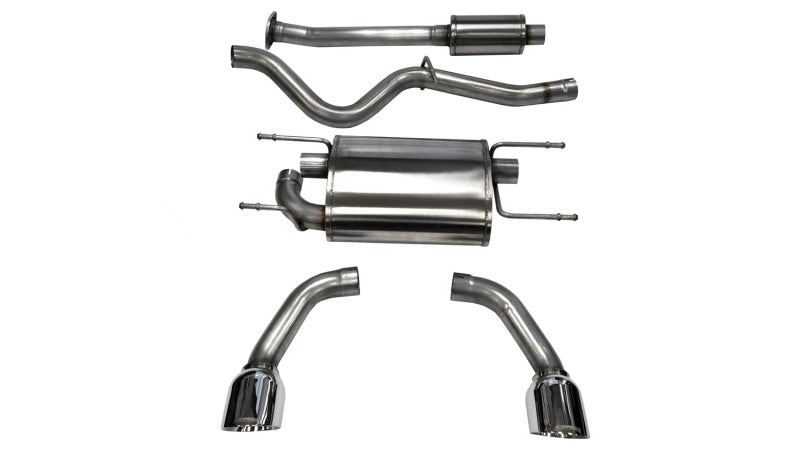 Corsa 2012-2025 Scion FRS / Subaru BRZ Polished Sport Cat-Back Exhaust