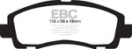 EBC 09-14 Acura TL 3.5 Redstuff Front Brake Pads