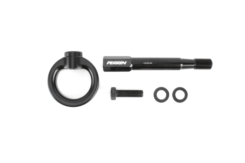 PERRIN 18-21 Subaru WRX & STI / 13-25 BRZ / 17-20 Toyota 86 Tow Hook Kit (Front) - Flat Black
