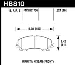 Hawk 14-17 Infiniti Q50 HPS 5.0 Front Brake Pads