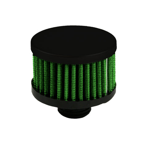 Green Filter Crankcase Filter - OD 1.25in. / Base 3in. / Top 3in. / H 1.75in.