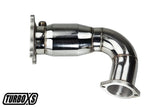 Turbo XS 2015+ Subaru WRX Front Pipe w/ Catalytic Converter