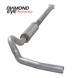 Diamond Eye KIT 4in CB SGL MFLR RPLCMENT PIPE SS 01-05 CHEVY/GMC 6.6L 2500/3500