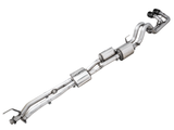 AWE 16-22 Toyota Tacoma 0FG Catback Exhaust w/ BashGuard - Dual Diamond Black Tips