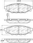 StopTech Performance 08-10 WRX Rear Brake Pads