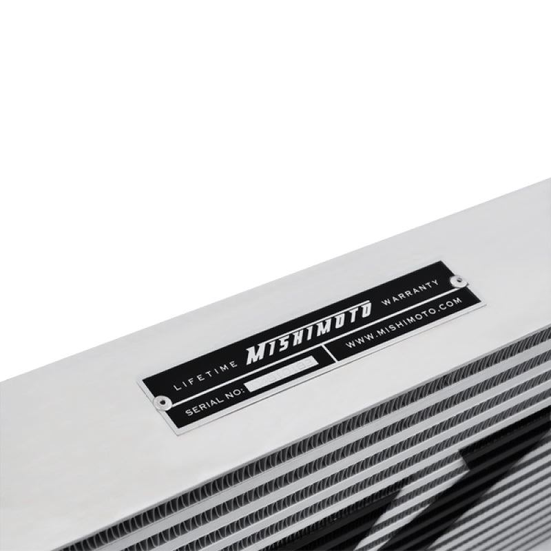 Mishimoto Universal Silver R Line Intercooler Overall Size: 31x12x4 Core Size: 24x12x4 Inlet /Outlet
