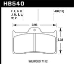 Hawk Wilwood HPS 5.0 Brake Pads