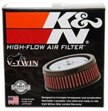 K&N Replacement Air Filter 5.5in Top OD x 6in Base OD x 2.313in H for Harley Davidson