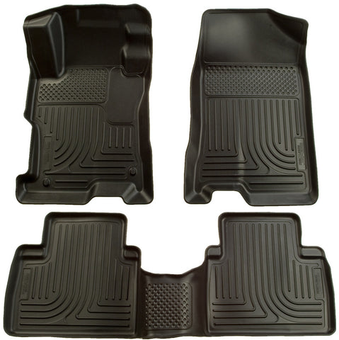 Husky Liners 07-12 Nissan Altima (Non-Hybrid) WeatherBeater Combo Black Floor Liners (1pc. 2nd Row)