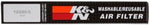 K&N 95-01 Honda Civic 1.5L/1.6L / 95-02 Honda CR-V 2.0L Drop In Air Filter