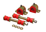 Energy Suspension 95-00 Toyota Pickup 2WD (Exc T-100/Tundra) Red 25mm Front Sway Bar Bushing Set