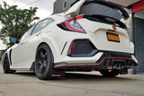 Rally Armor 17-21 Honda Civic Type R Black UR Mud Flap w/ Dark Grey Logo