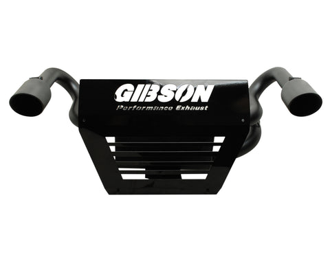 Gibson 2014 Polaris RZR XP 1000 EPS Base 2.25in Dual Exhaust - Black Ceramic