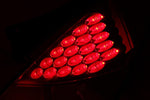 ANZO 2003-2005 Nissan 350Z LED Taillights Red