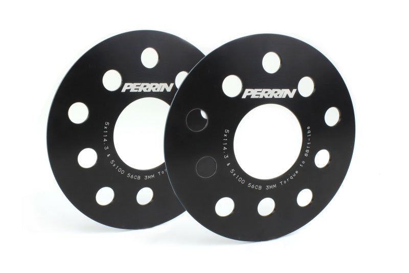 PERRIN Subaru/Toyota/Scion 3mm Wheel Spacers (Slip-On Style/No Studs) 5x114.3/5x100 56mm CB - Pair