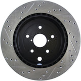 StopTech 08+ Subaru STI (Will Not Fit 05-07) Slotted & Drilled Sport Brake Rotor