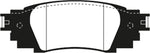 EBC 2016+ Lexus RX350 3.5L Yellowstuff Rear Brake Pads
