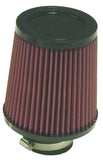 K&N Filter Universal Rubber Filter 2 3/4 inch Flange 6 inch Base 5 inch Top 6 1/2 inch Height