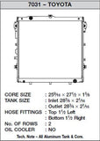 CSF 07-19 Toyota Tundra 5.7L Radiator