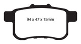 EBC 09-14 Acura TSX 2.4 Yellowstuff Rear Brake Pads